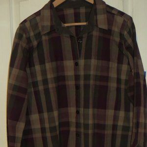 Coldwater Creek Plaid Button-up Shirt Size XL